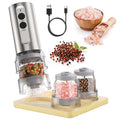 odiforgo salt and pepper electric grinder showcase with different cups