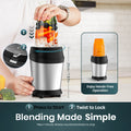 ODIFORGO Smoothie Blender Silver Color