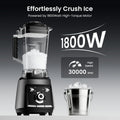 Odiforgo 1800W Professional Blender crushing ice