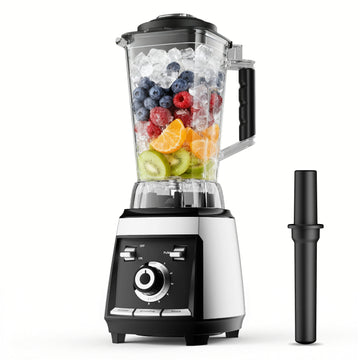 Odiforgo 1800W Professional High-Speed Countertop Blender for Smoothie & Ice Crushing (Silver)