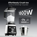 Odiforgo 1800W Professional Blender crushing ice 