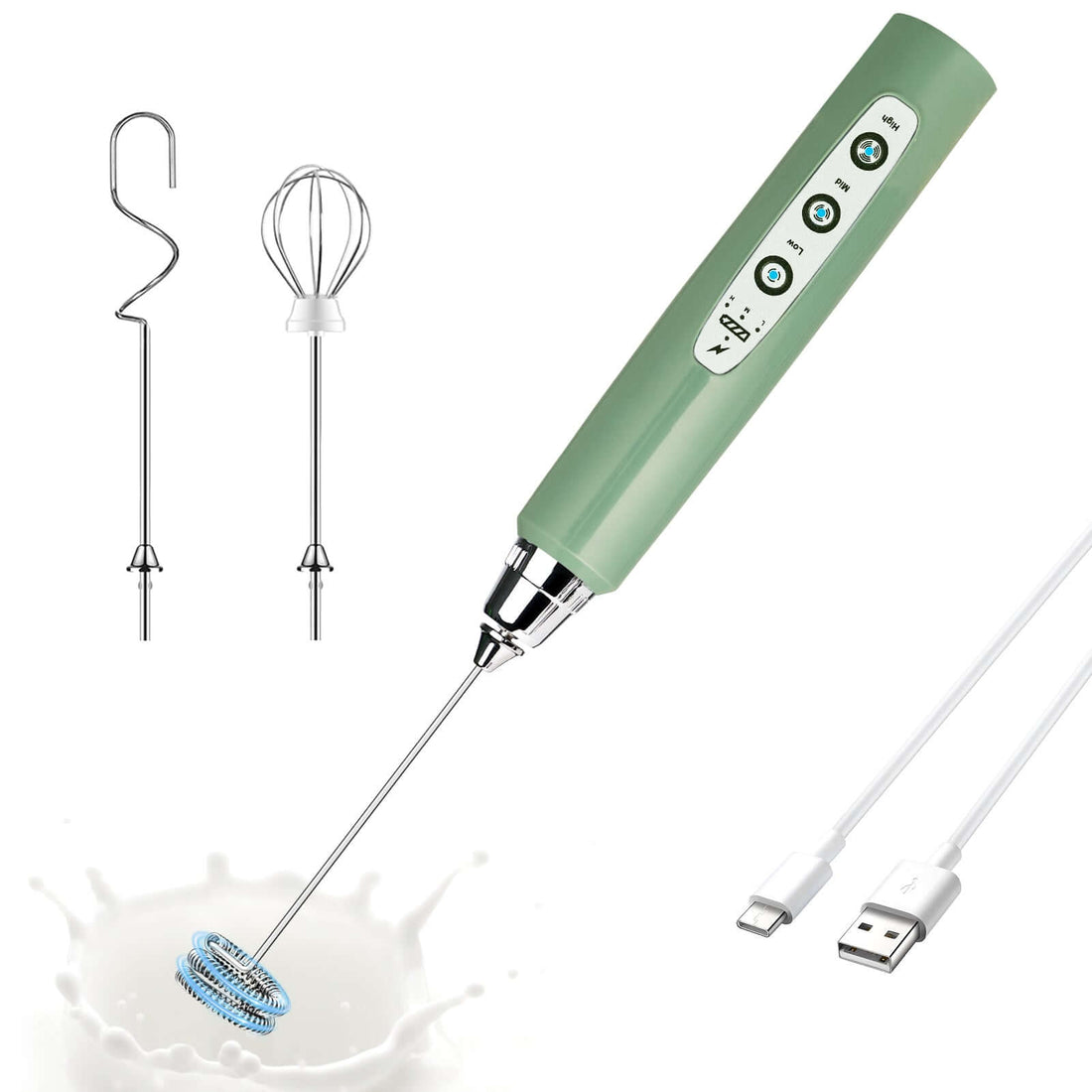 ODIFORGO Milk Frother Granite Color