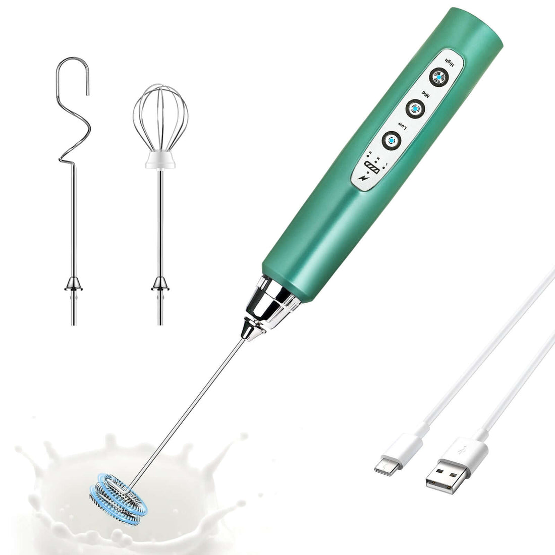 ODIFORGO Milk Frother Green Color